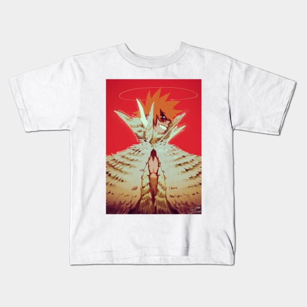 Owl man: Uncle Isaac Kids T-Shirt by Kapori Knight